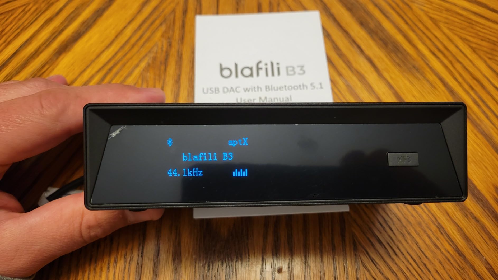 B3 Bluetooth Receiver for Mixers, DJ, PA & Stereo Systems | XLR, RCA, Optical Output, LDAC and aptX HD, ESS DAC, Custom Bluetooth Name, Pairing Password Support customer photo 1