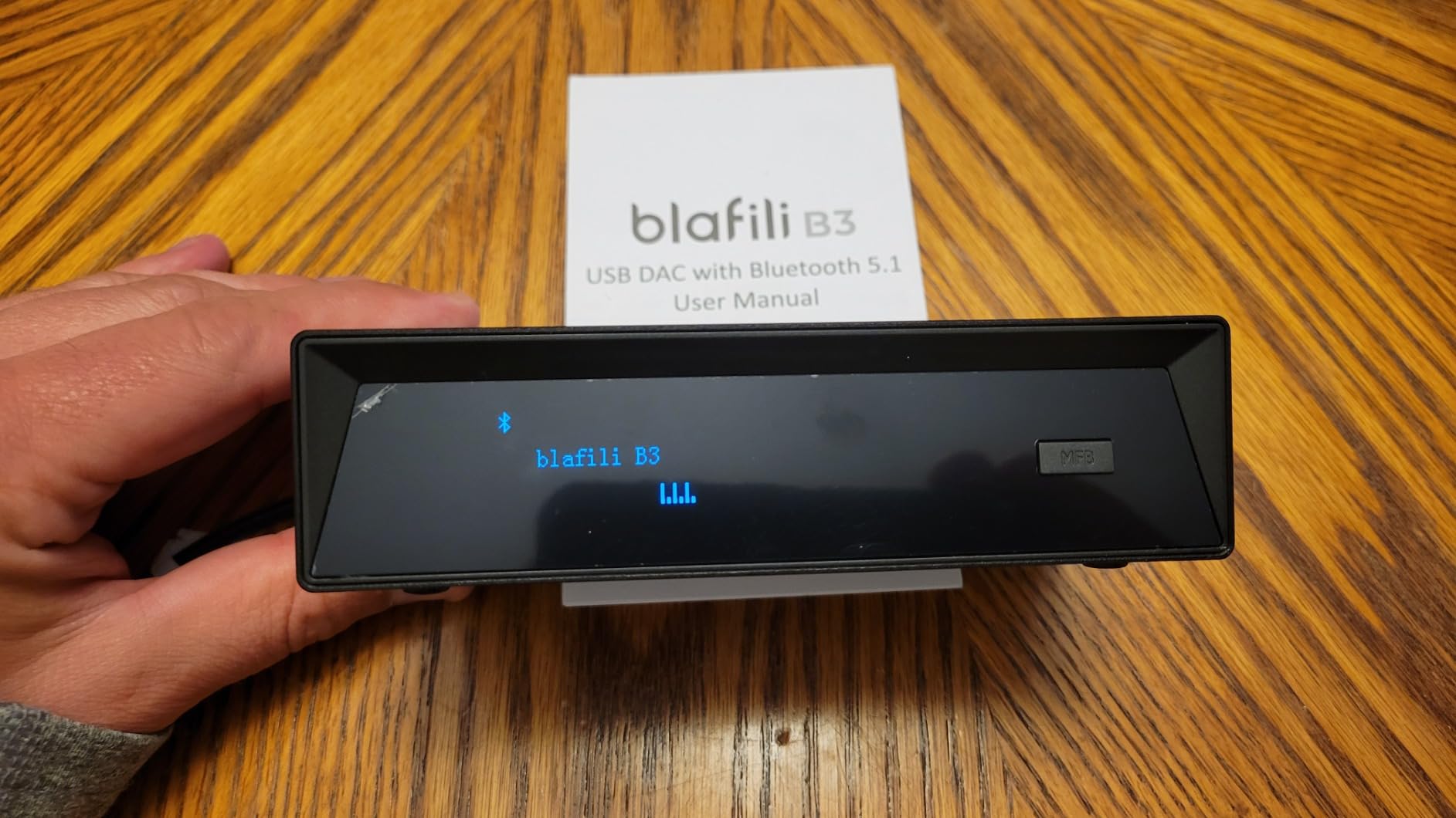 B3 Bluetooth Receiver for Mixers, DJ, PA & Stereo Systems | XLR, RCA, Optical Output, LDAC and aptX HD, ESS DAC, Custom Bluetooth Name, Pairing Password Support customer photo 2