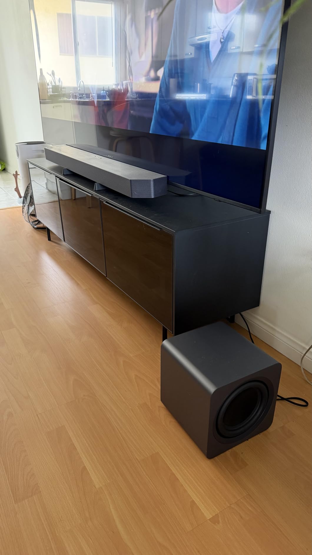 SAMSUNG Q990D 11.1.4ch Soundbar w/Wireless Dolby Atmos Audio, Rear Speaker Included, Q-Symphony, SpaceFit Sound Pro, Adaptive Sound, Game Mode Pro with Alexa Built-in, HW-Q990D/ZA customer photo 2