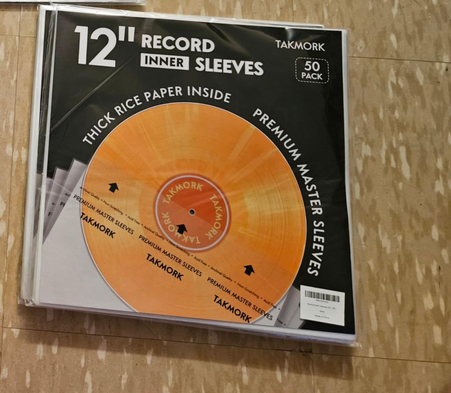 TAKMORK Vinyl Inner Sleeves, 12