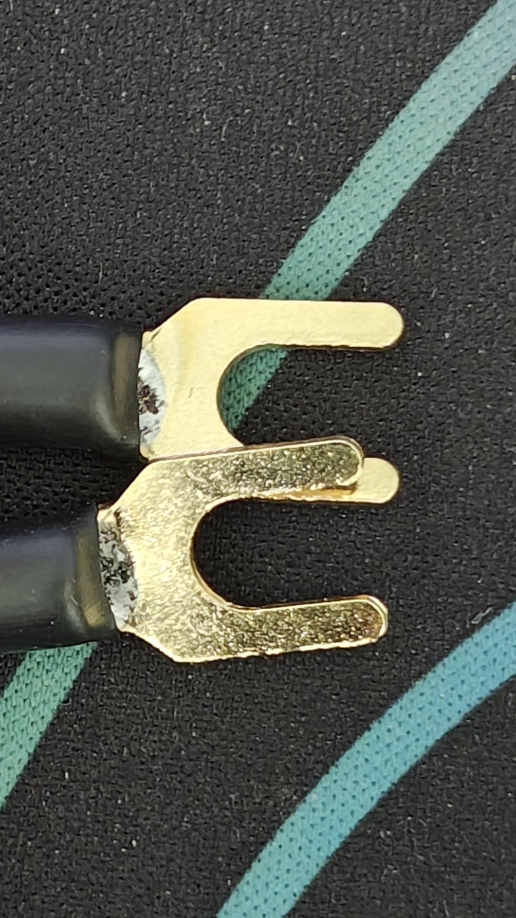 Phonograph Turntable Ground Wire, OFC Pure Copper Grounding Wire, Gold-Plated Spade Plugs for Magnetic Cartridge Turntables, 6 Foot (72 inch) Long Technics Phono Wire customer photo 2