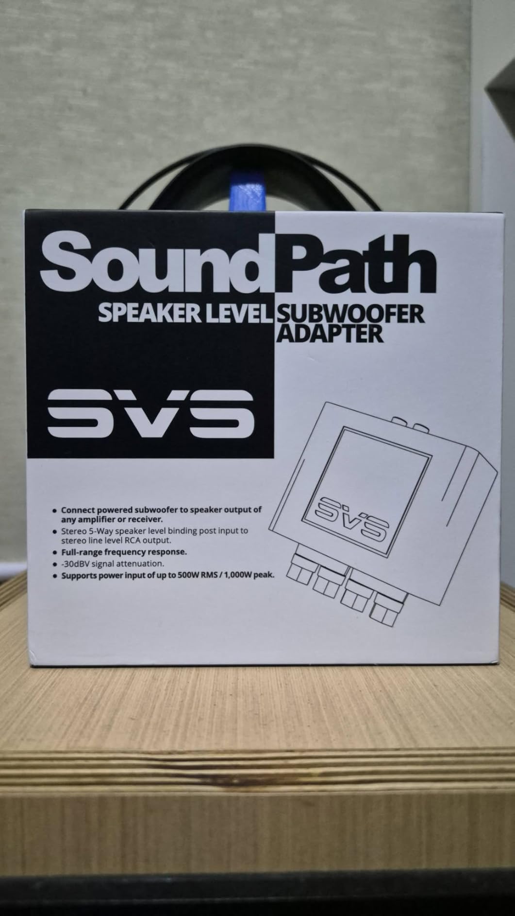 SVS SoundPath Speaker Level Subwoofer Adapter, Home Audio Line Out Converter, Stereo RCA Output customer photo 2