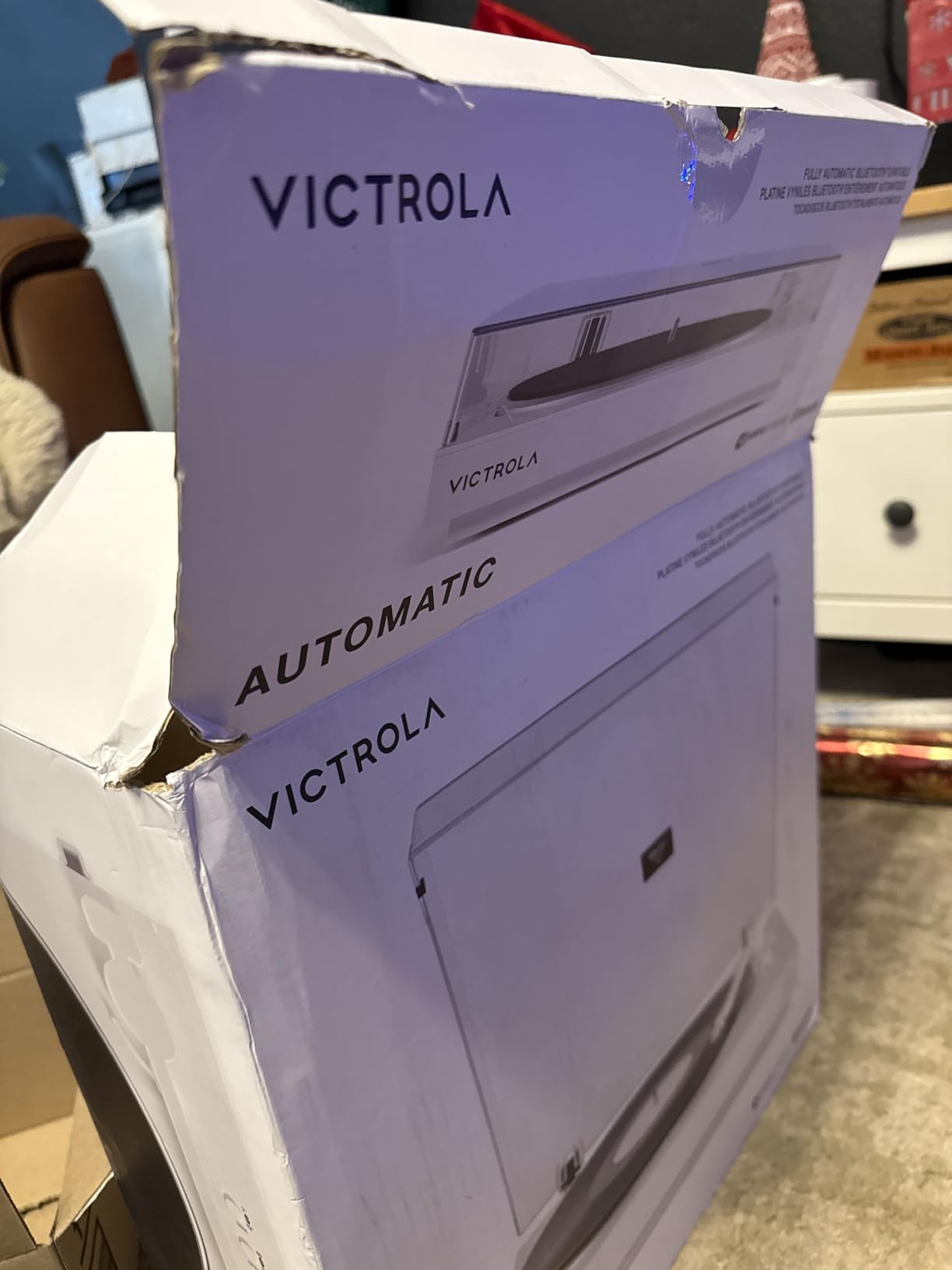 Victrola Automatic Wireless Bluetooth Turntable, Black customer photo 2