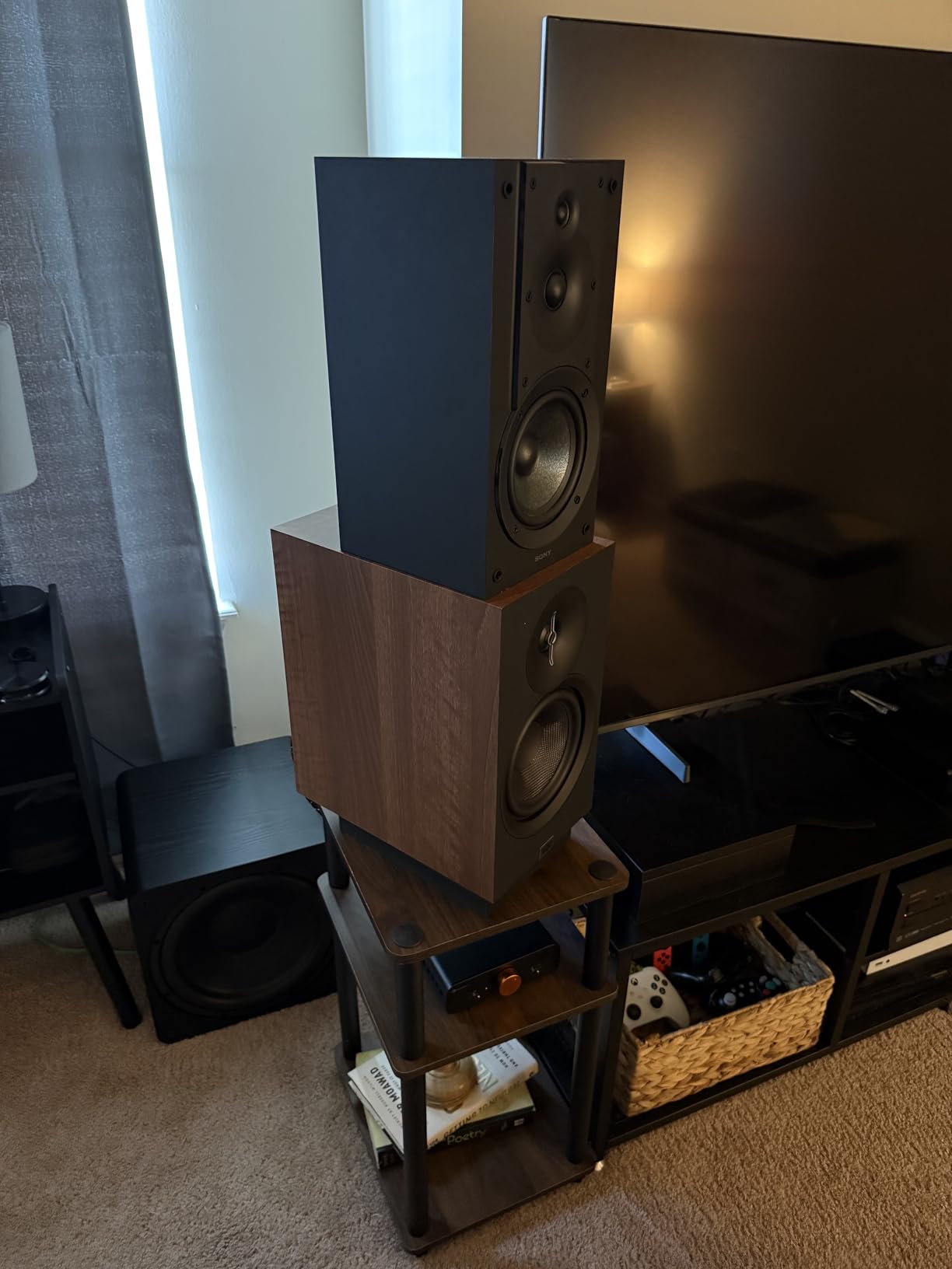 Debut 3.0 DB63-BK Bookshelf Speakers, Black Ash (Pair) - 1