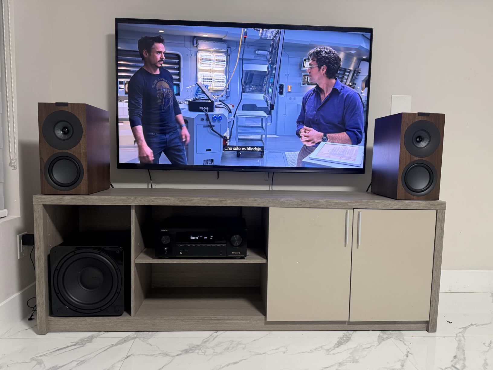 KEF Q Concerto Meta Three-Way Bookshelf Speaker (Black, Pair) customer photo 1