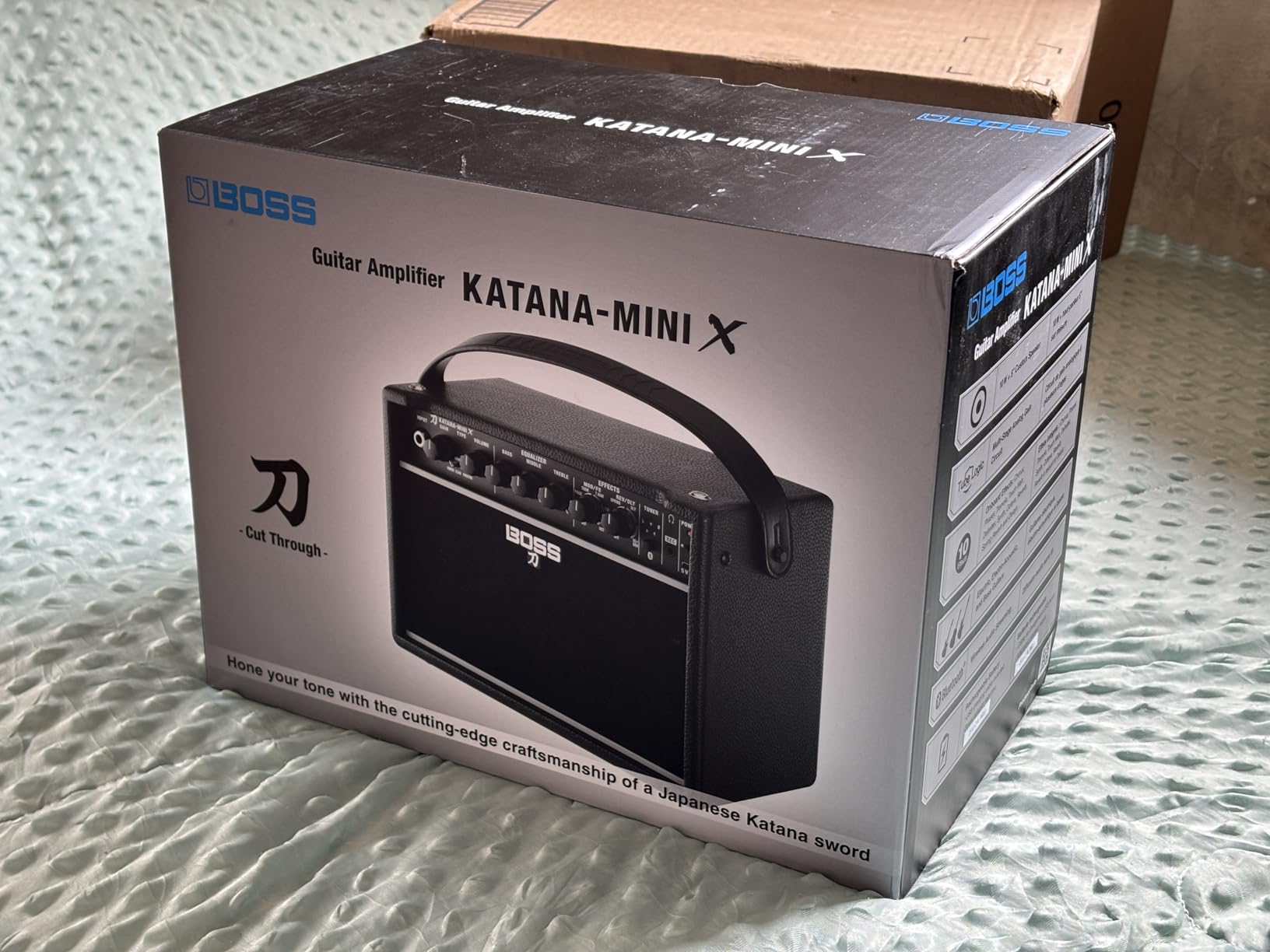 BOSS Katana-Mini X | 10-Watt Mini Amplifier for Electric, Acoustic & Bass | Tube Logic Design | Custom 5