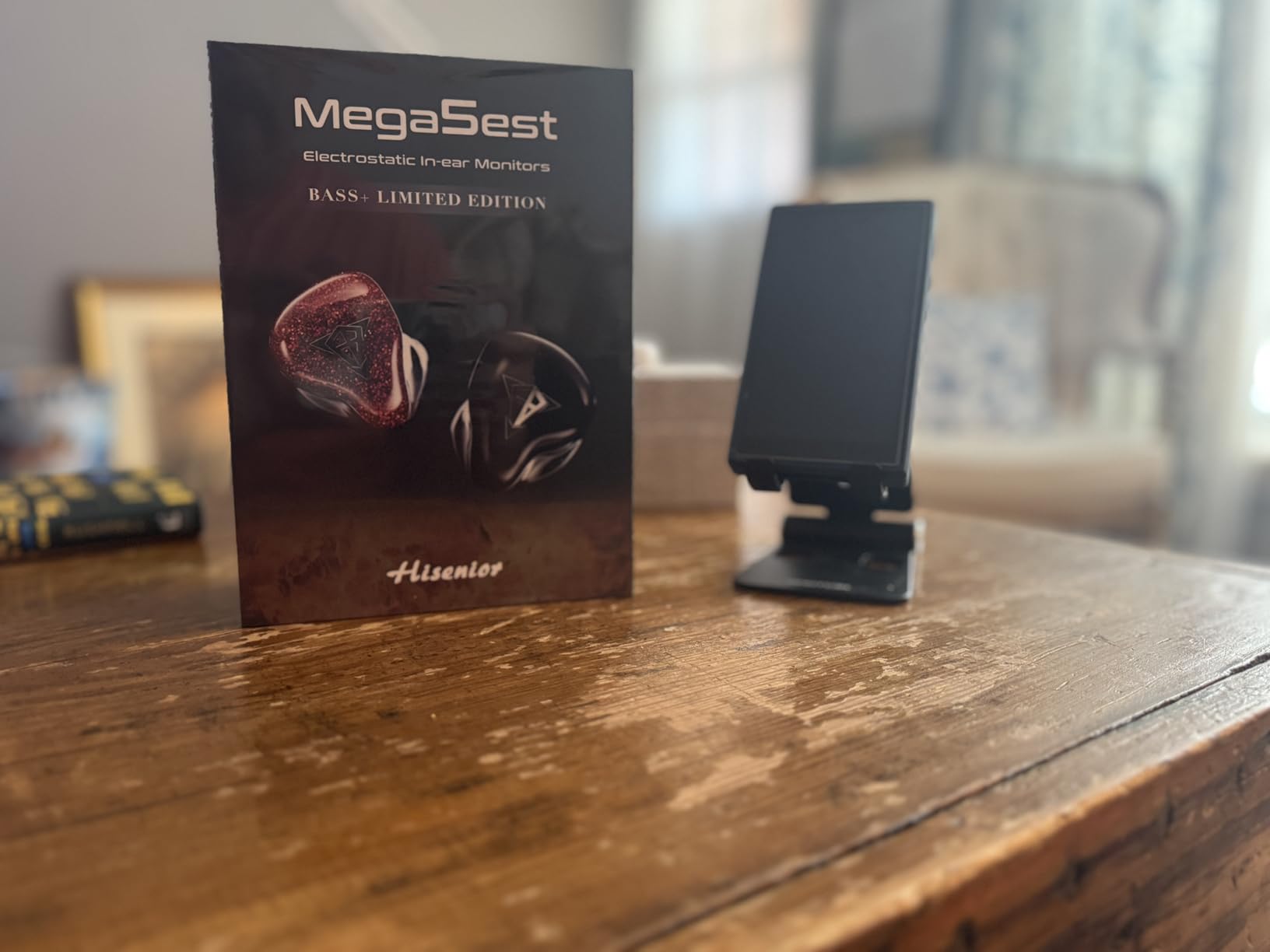 Hisenior Mega5EST Bass+ Limited Edition 1DD + 2BA + 2EST Tribrid 5 Drivers Hybrid 2Pin 0.78mm HiFi Audiophile IEM In-Ear Monitor Wired Earphone with Manta 532 Cores UP-OCC SPC Premium Cable 4.4mm Plug customer photo 1