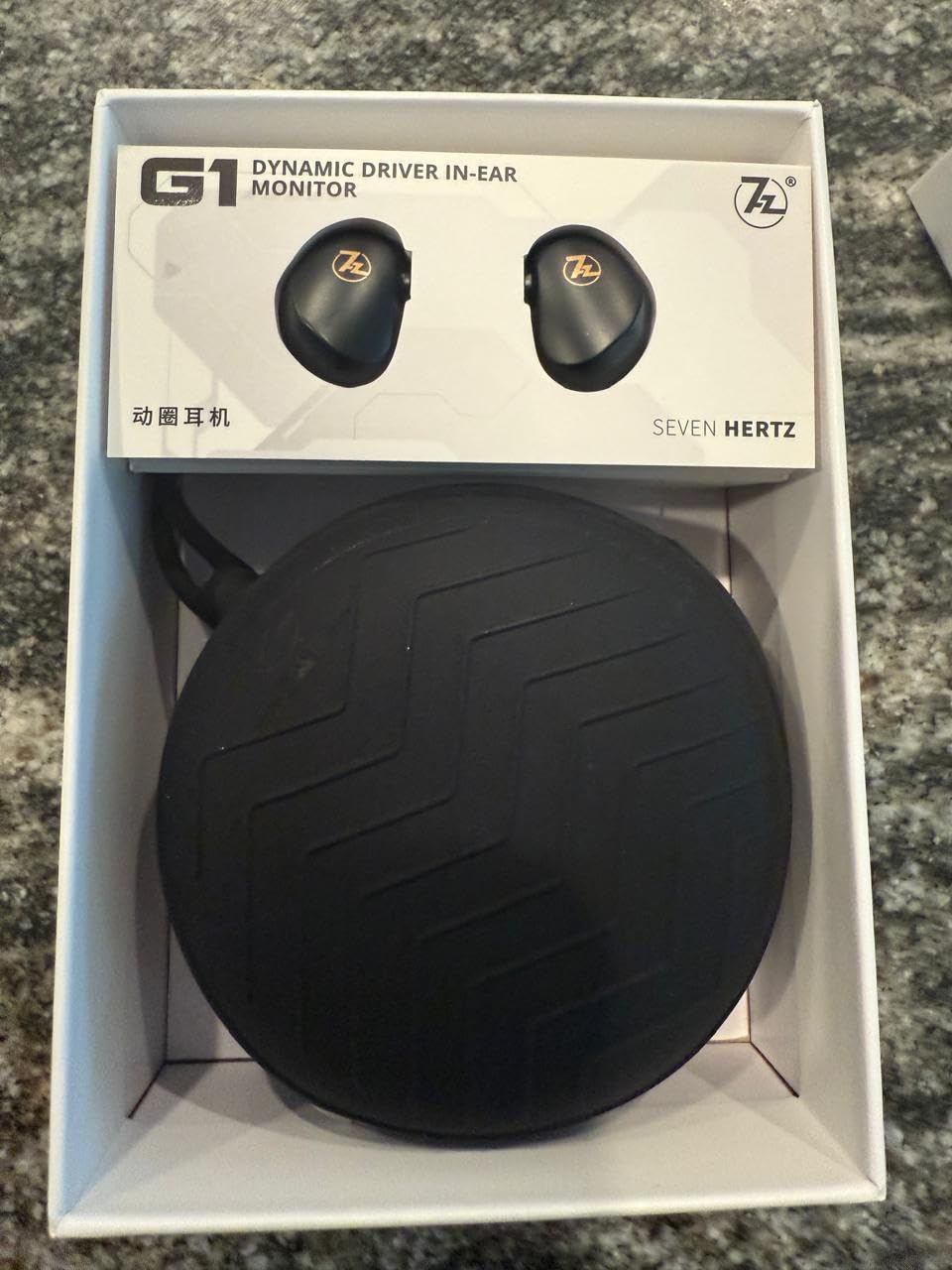 7HZ G1 10mm DLC Dynamic Driver IEM HiFi Wired Earbuds In Ear Monitors | with Detachable OFC Silver-Plated Cable, Ergonimic In-Ear Earphones for Gaming & Music Audiophiles (without Mic, Black) customer photo 2