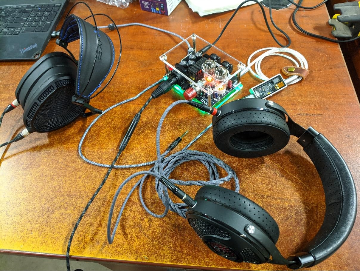 Apos Gremlin Headphone Amp Headphone Tube Amplifier, Class A Balanced Tube Amp, Replaceable Tubes 12au7, 6922/XLR, 4.4mm Balanced Interface. Amp for HiFi Desktop Speakers, Loved By Audio Enthusiasts customer photo 1