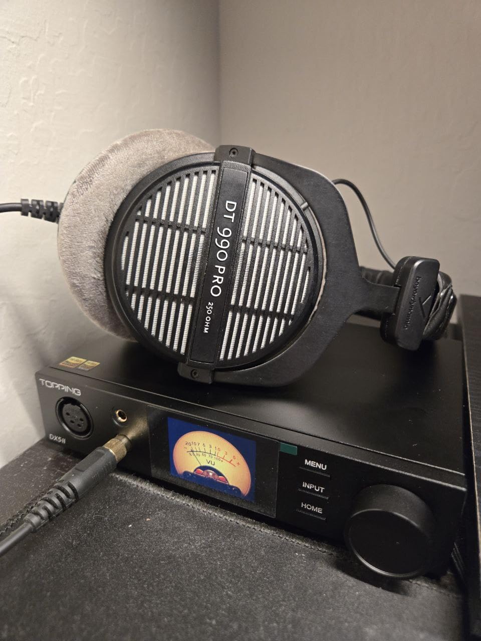 Topping DX5II Fully Balanced DAC Headphone Amp Combo - Dual ES9039Q2M 10 Band PEQ DSD512 Native PCM768kHz 6.35mm SE 4.4mm Balanced 4pin XLR Balanced Output (Silver) customer photo 1