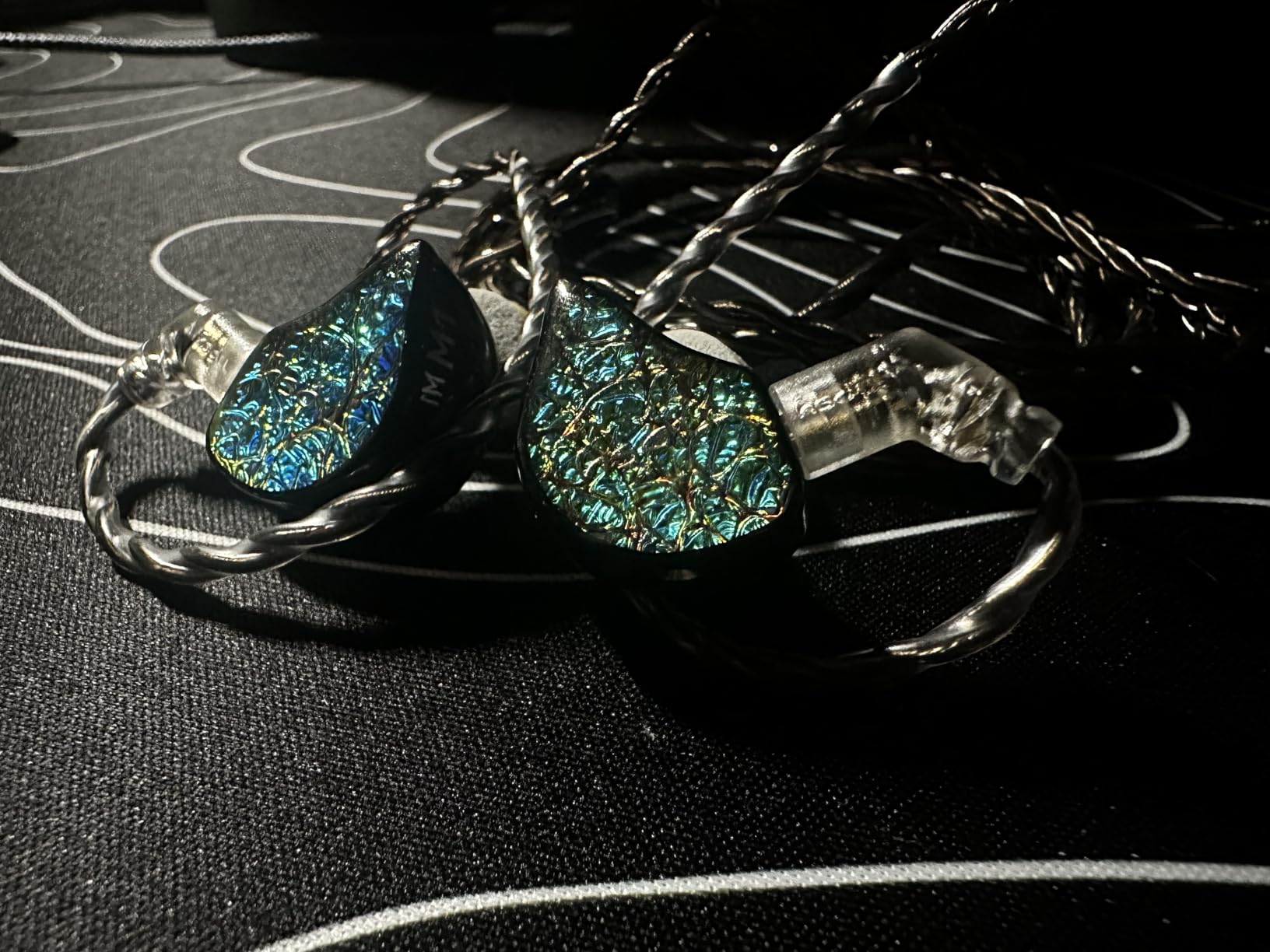 Tipsy M1 IEM, Bamboo Fiber Diaphragm in-Ear Monitor, Warm, Lively Bass & Vocals, 36dB Noise Isolation, Resin Shell, Detachable 0.78mm 2-Pin Cable (No Mic, Blue) customer photo 1