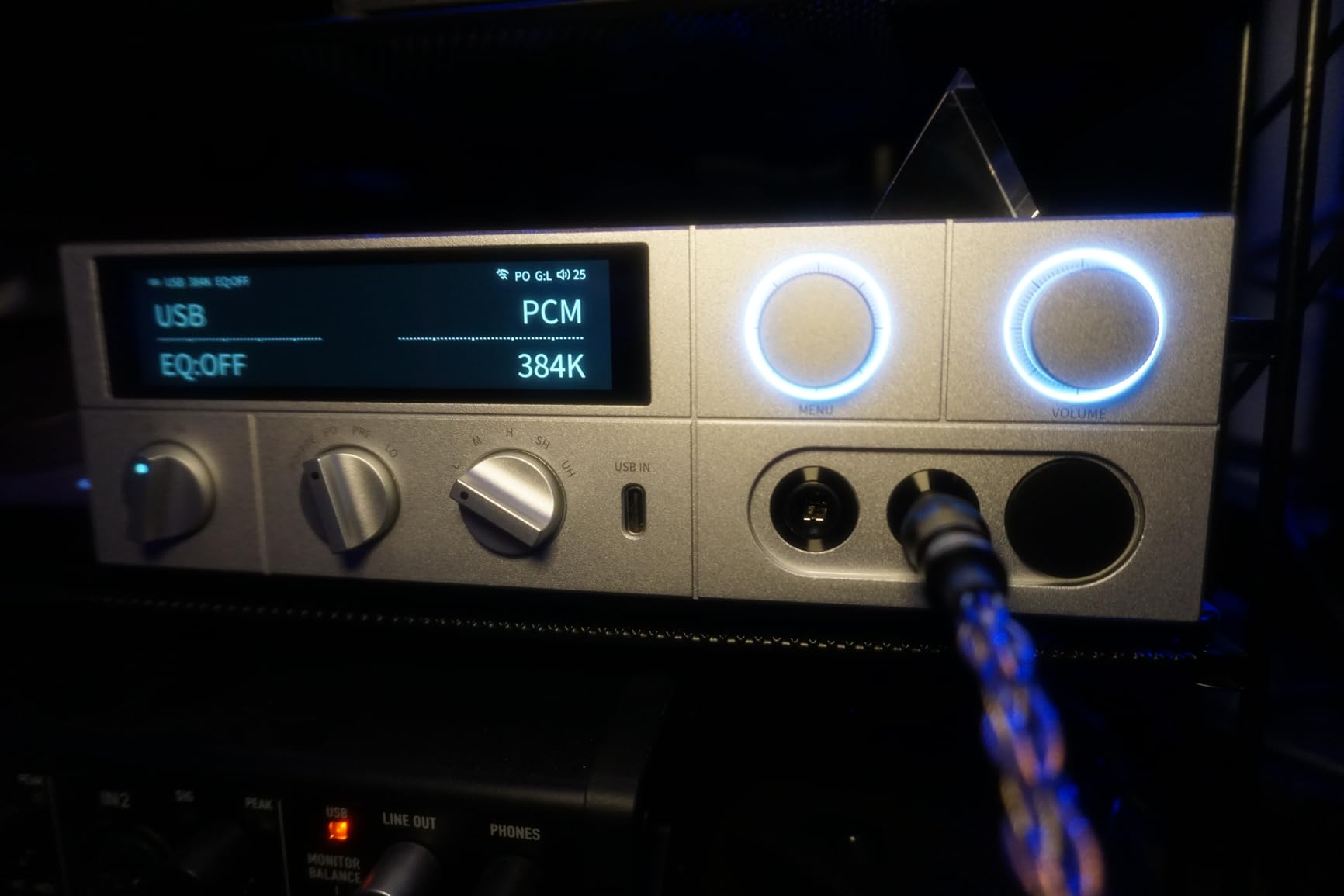 FiiO K15 Full Balance HiFi DAC and Headphone amp AK4497Sx2,Bluetooth 5.1 LDAC, Discrete Class AB Amplifier,USB Support DSD512 & PCM768kHz. Coaxial/Optical/XLR4 with Remote Control (Black) customer photo 2