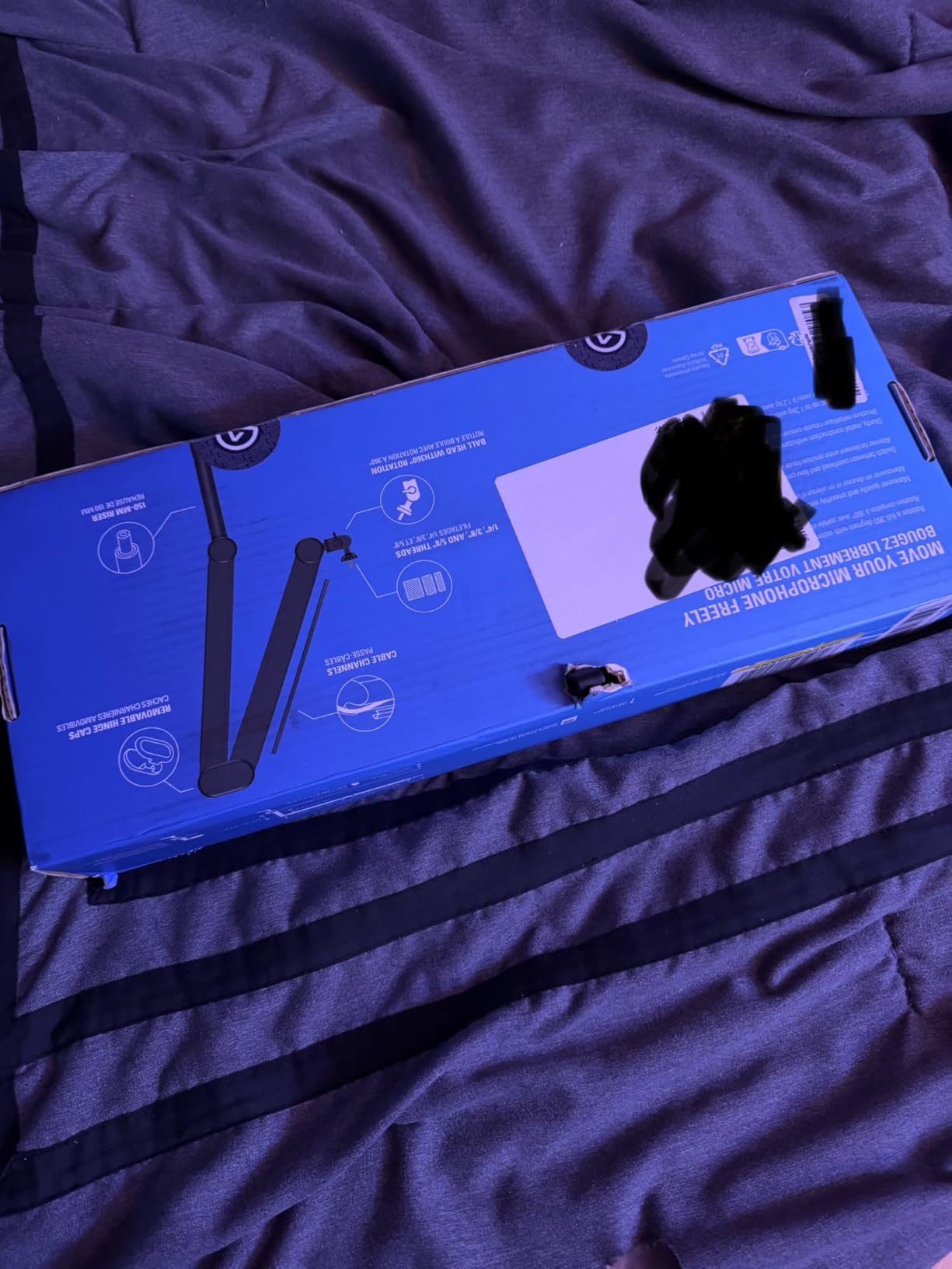 Elgato Wave Mic Arm MK.2, Studio Boom Arm for Microphones | Rises above monitors or stays low profile, Silent operation, Slim all-metal design customer photo 1