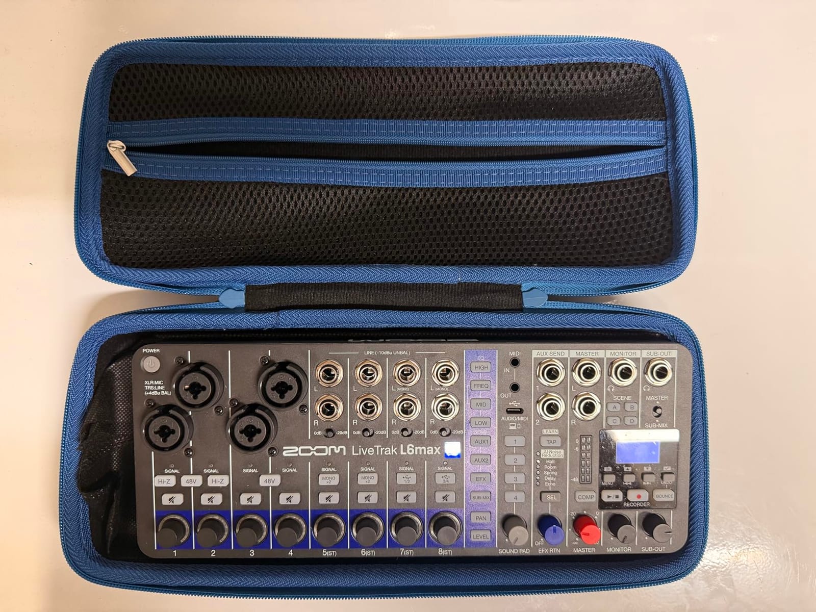 Zoom LiveTrak L6max Mixer/Recorder for Musicians & Podcasters | Clip-Free Audio with 32-Bit Float, 12-Channel, 4 Combo + 8 Stereo Inputs, MIDI, AI Noise Reduction customer photo 2