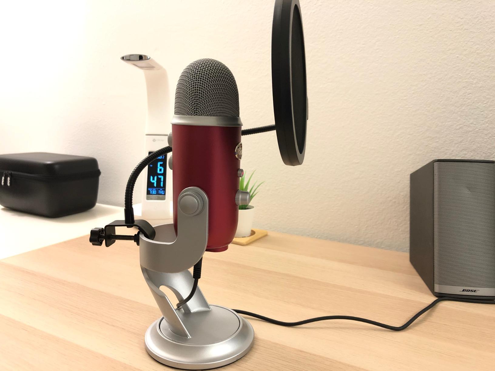 NEEWER Metal Pop Filter for Microphone, Six Layer Professional Foam Mic Isolation Shield Windscreen Cover with Flexible Arm for Podcast Live Streaming Voice Over Singing Studio Music Recording, MS044 customer photo 1