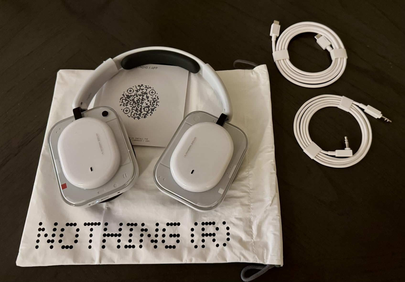 Nothing Headphone (a) 2026, Adaptive ANC, Wireless Over Ear Bluetooth 5.4 with LDAC Hi-Res, 5 HD Mics, 135 Hours Playtime, Black customer photo 2