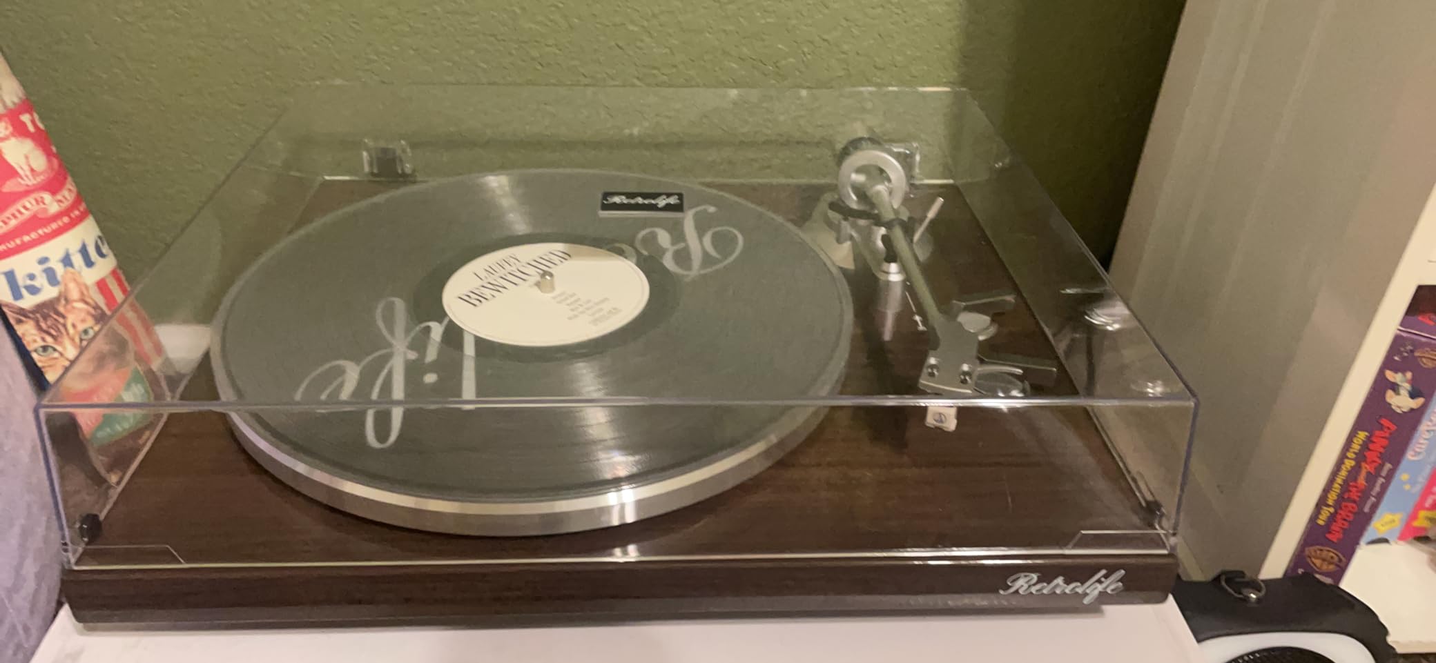 Turntable Record Player Wireless Output Vinyl Players Aluminium Platter Carbon Fiber Tonearm Belt-Drive LP 33 45 RPM Phono Audio AT-3600L MM Cartridge RCA Line Anti-Skate Pitch Control customer photo 1