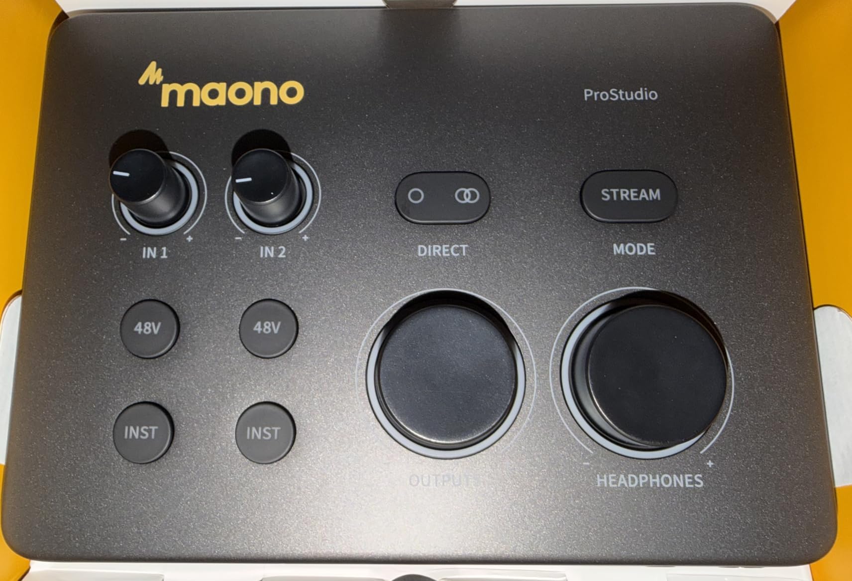 MAONO P1 Hybrid USB Audio Interface 70dB Gain for PC Phone iPad Guitar customer photo 1