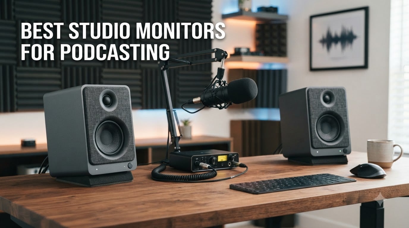 Best Studio Monitors for Podcasting