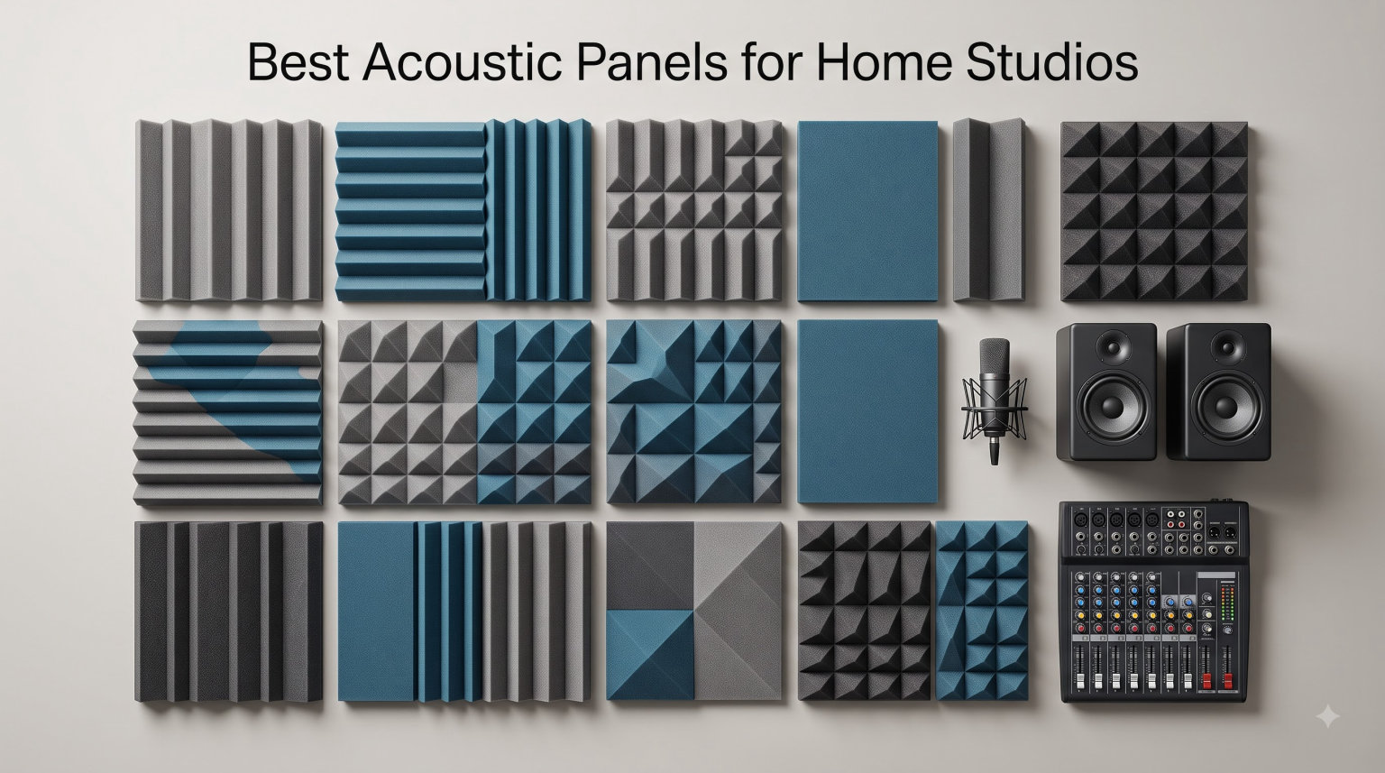 Best Acoustic Panels for Home Studios
