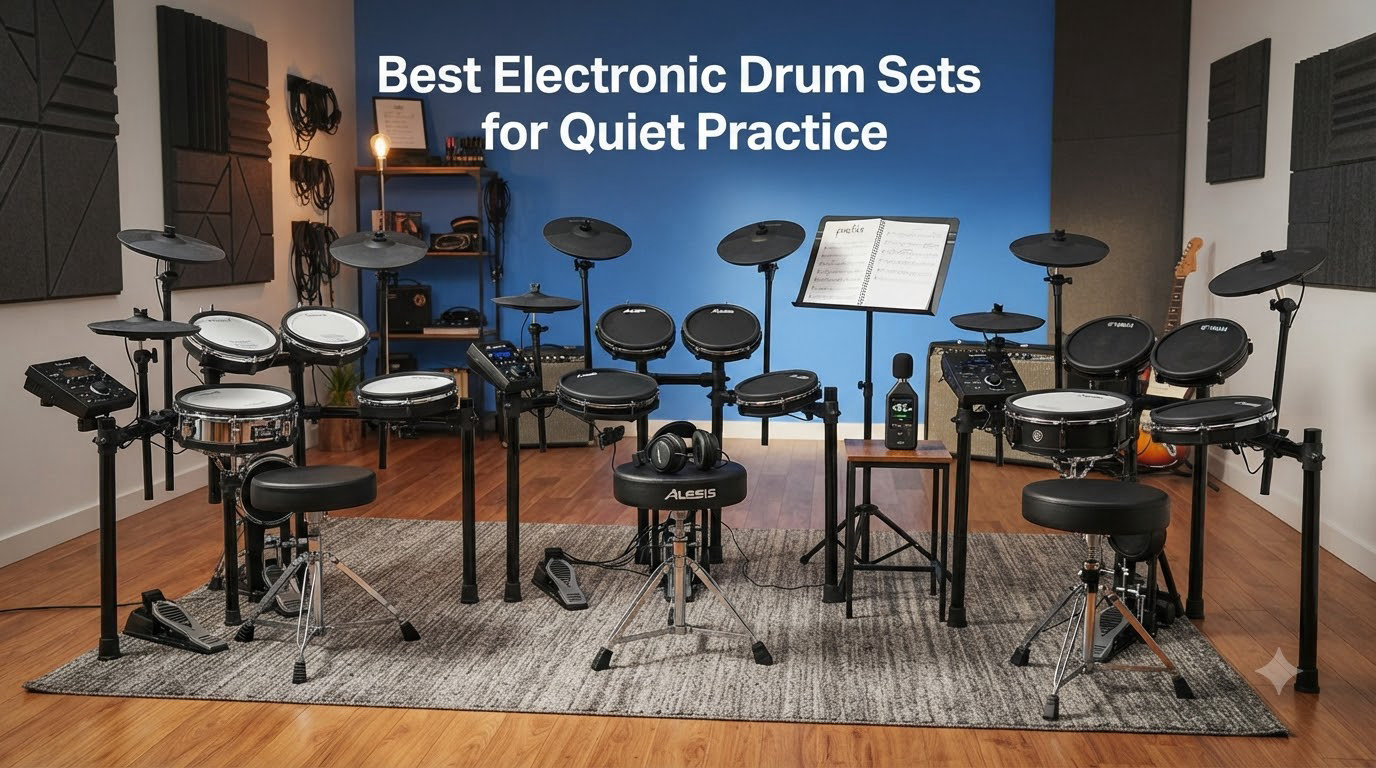Best Electronic Drum Sets for Quiet Practice