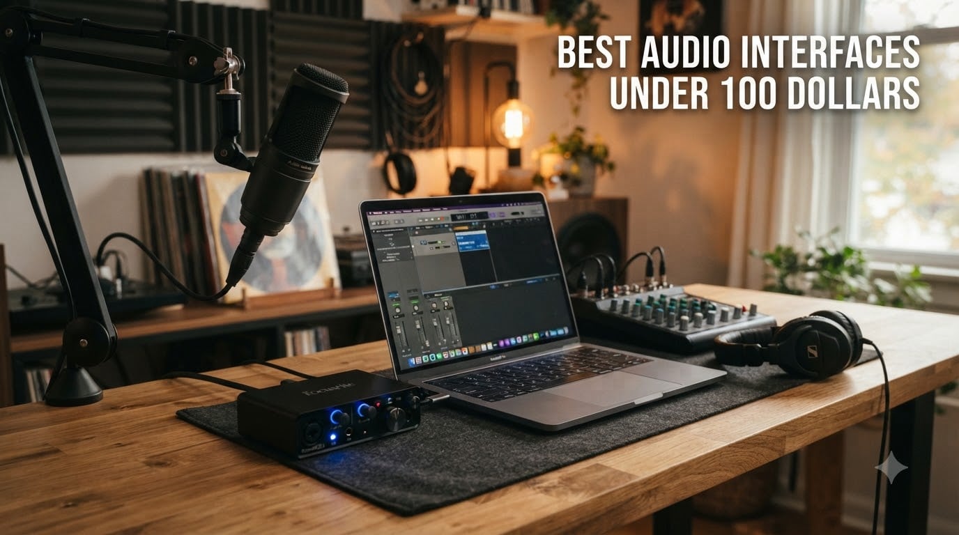 Best Audio Interfaces Under 100 Dollars