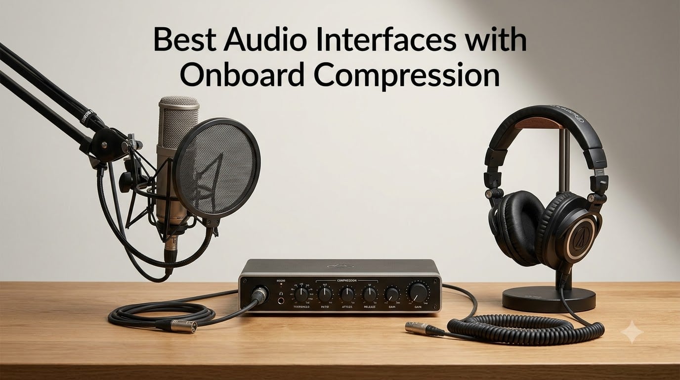 Best Audio Interfaces with Onboard Compression