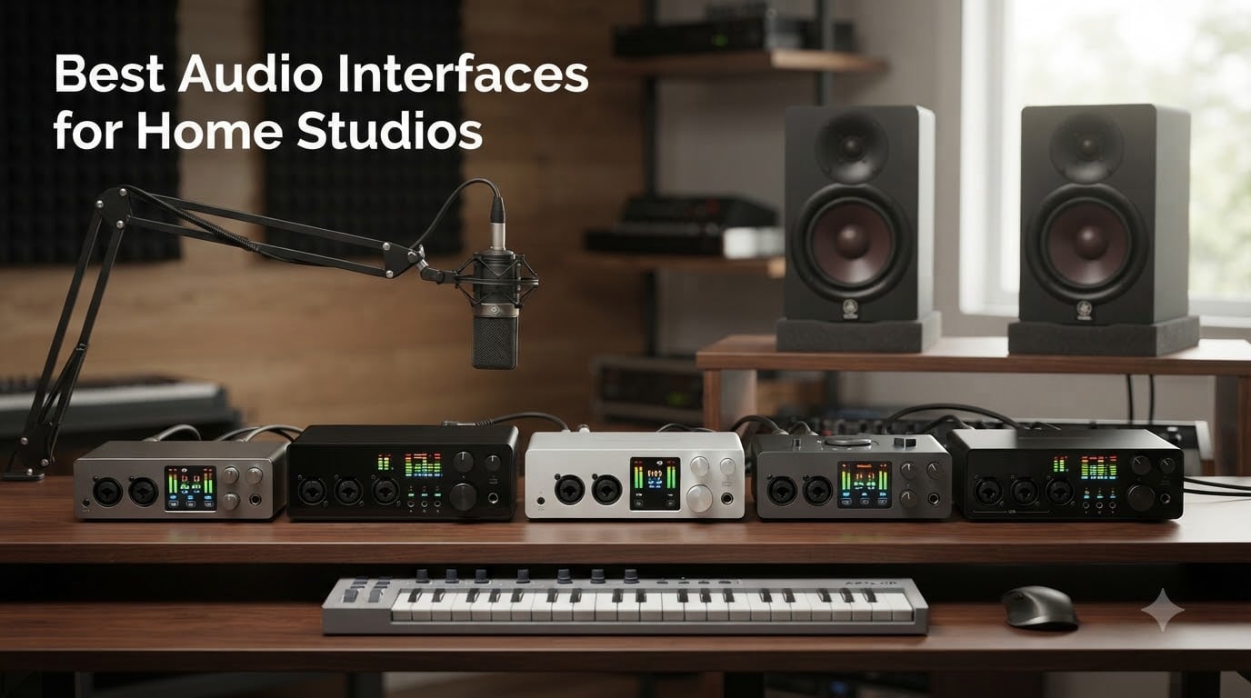 Best Audio Interfaces for Home Studios