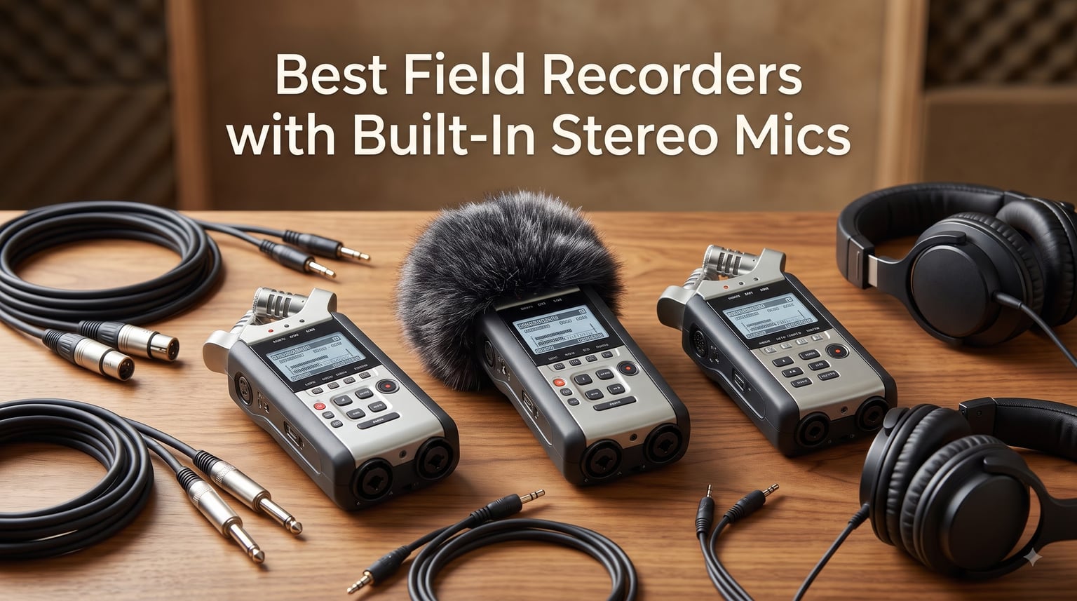 Best Field Recorders with Built-In Stereo Mics