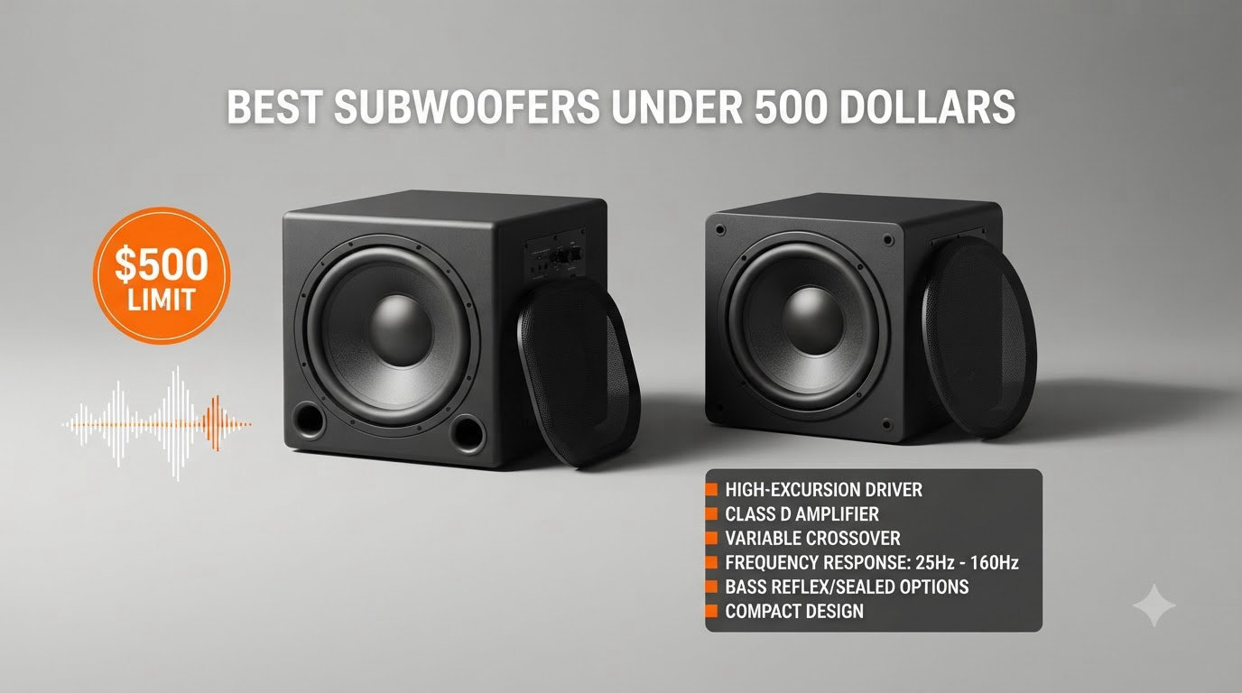 Best Subwoofers Under 500 Dollars