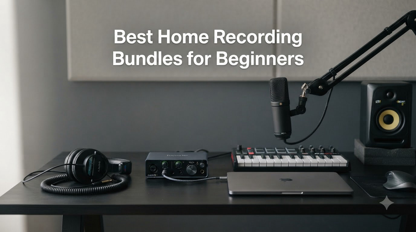 Best Home Recording Bundles for Beginners