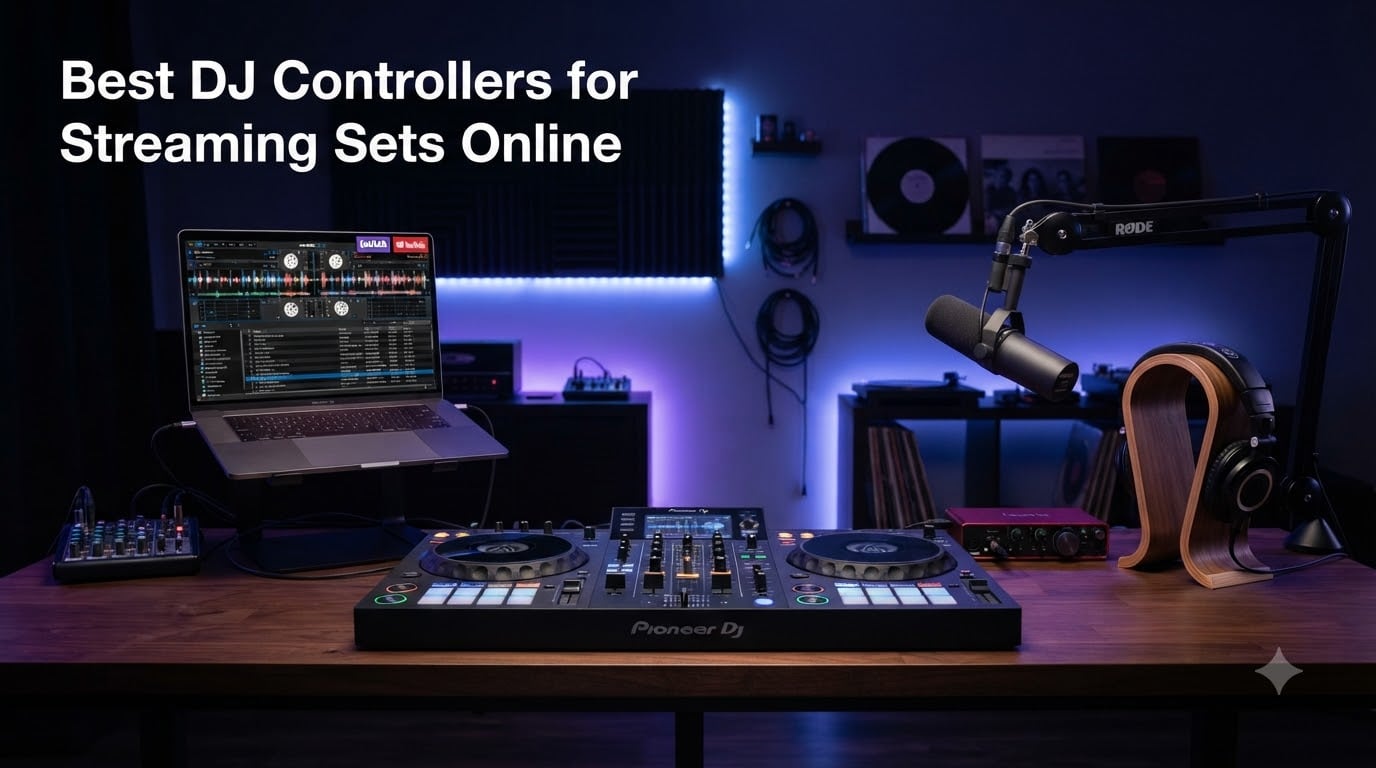 Best DJ Controllers for Streaming Sets Online