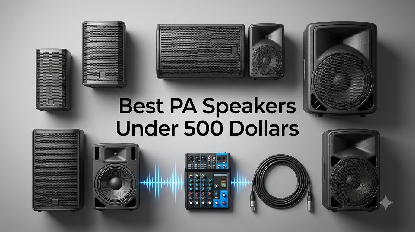 Best PA Speakers Under 500 Dollars