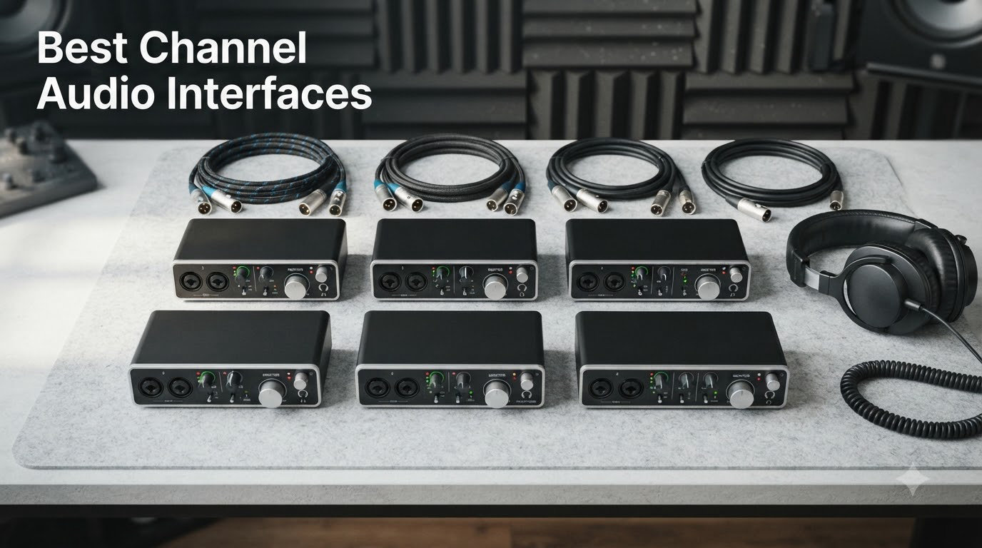 Best 8 Channel Audio Interfaces