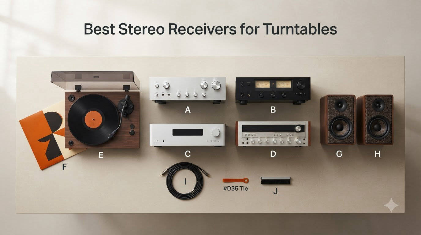 Best Stereo Receivers for Turntables