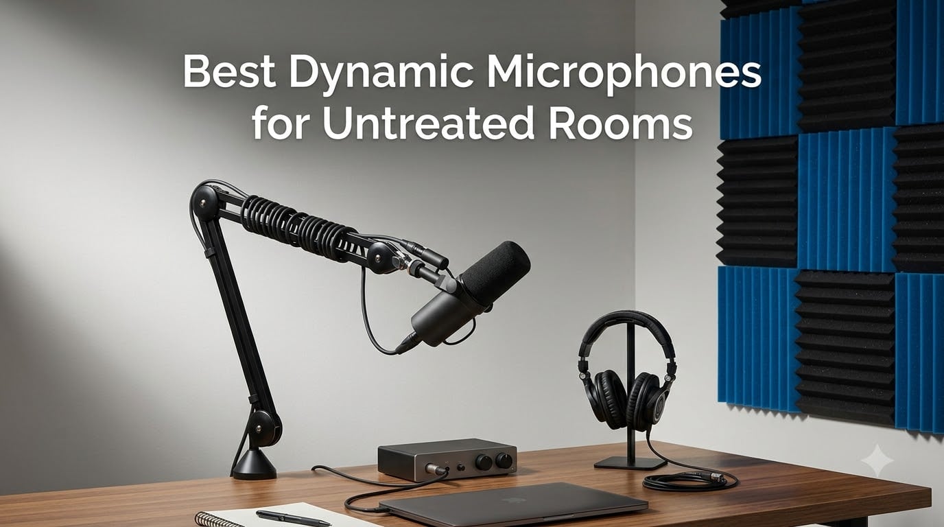 Best Dynamic Microphones for Untreated Rooms