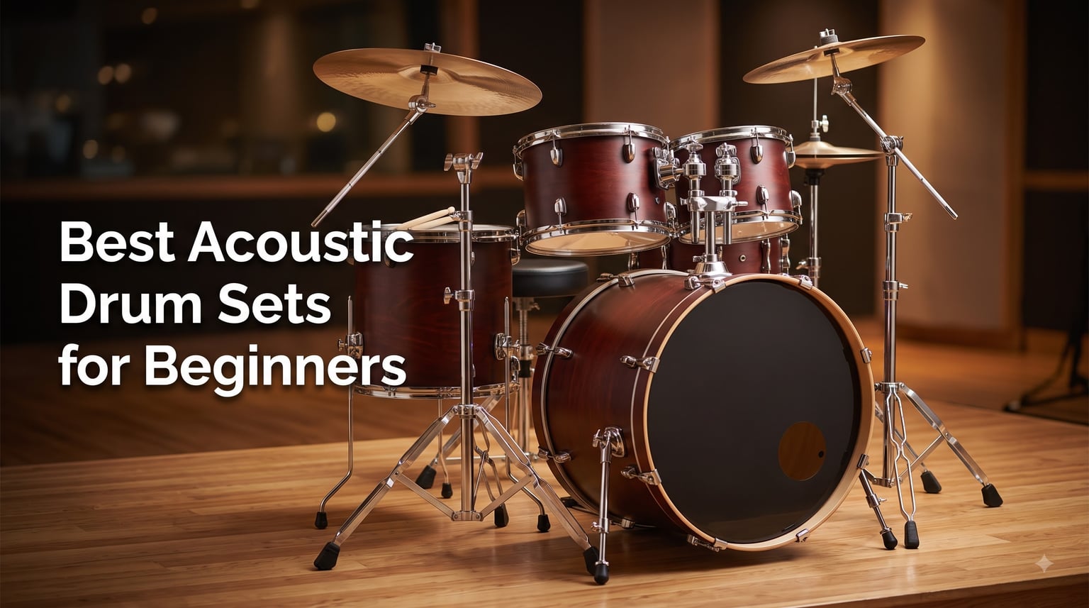 Best Acoustic Drum Sets for Beginners