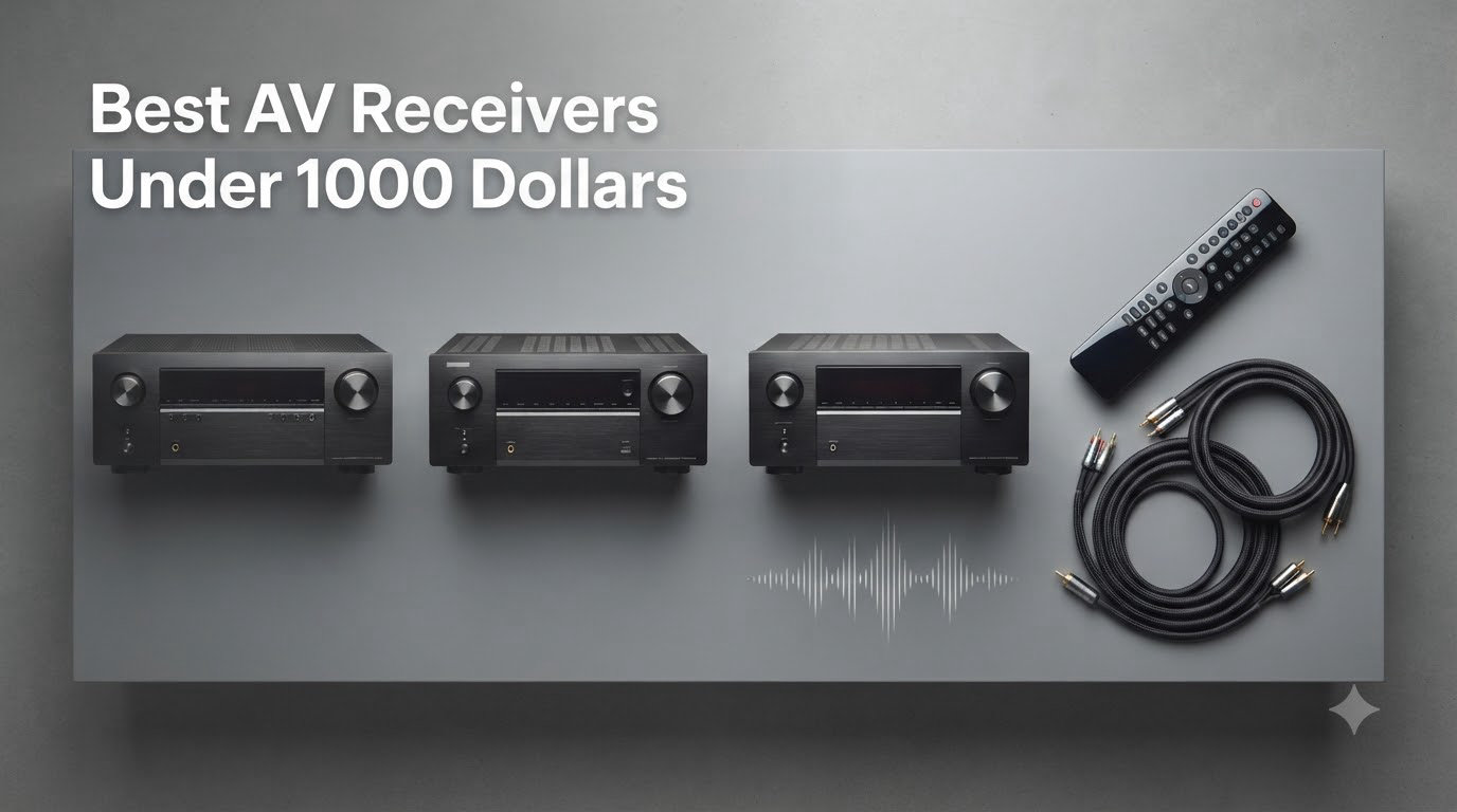 Best AV Receivers Under 1000 Dollars