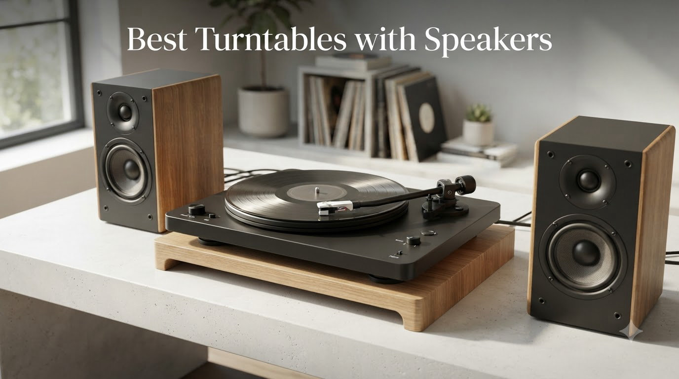 Best Turntables with Speakers