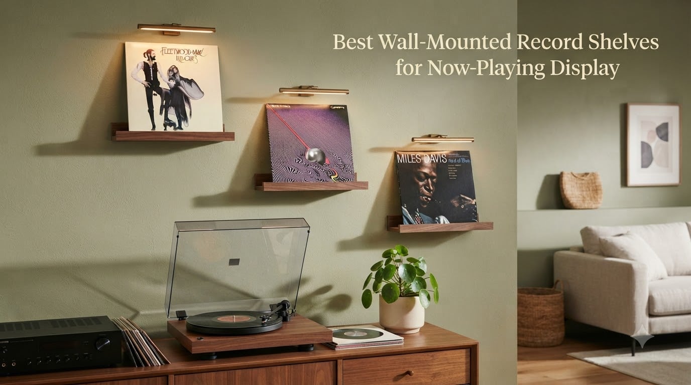 Best Wall-Mounted Record Shelves for Now-Playing Display