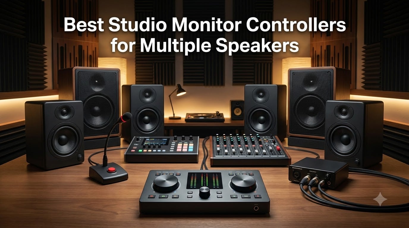 Best Studio Monitor Controllers for Multiple Speakers
