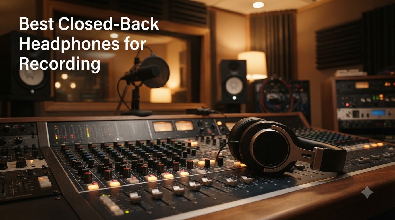 Best Closed-Back Headphones for Recording