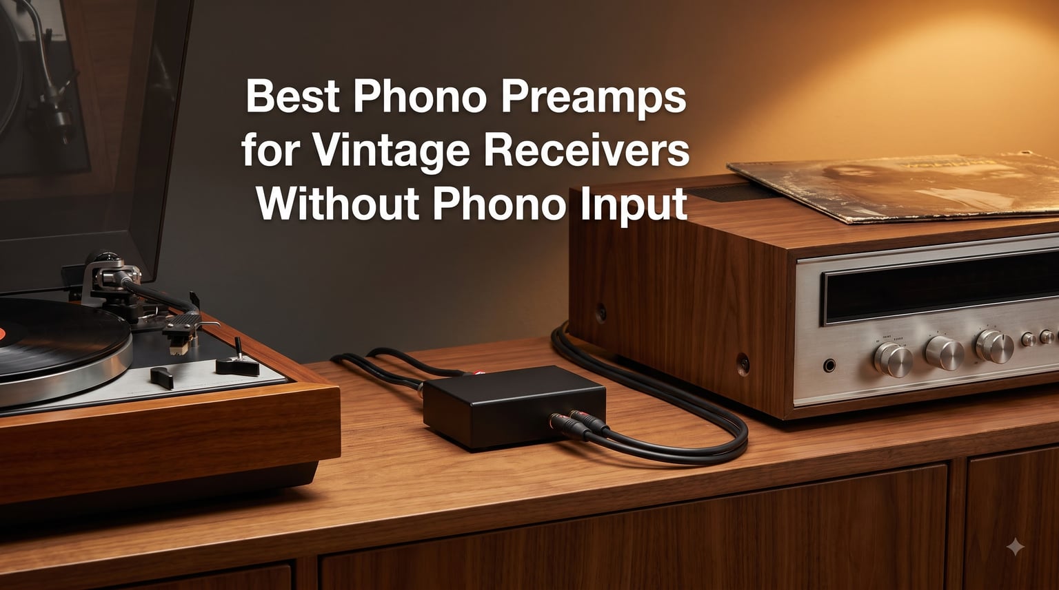 Best Phono Preamps for Vintage Receivers Without Phono Input