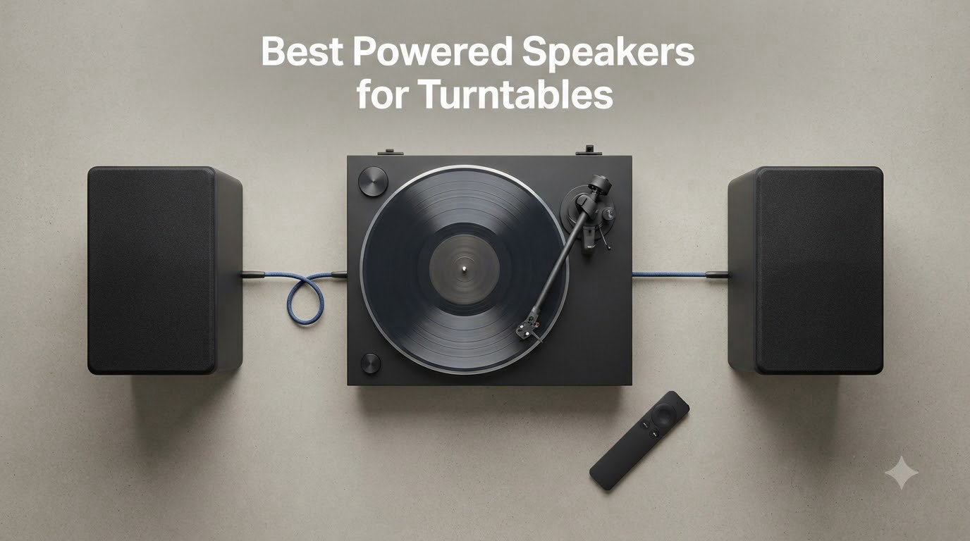 Best Powered Speakers for Turntables
