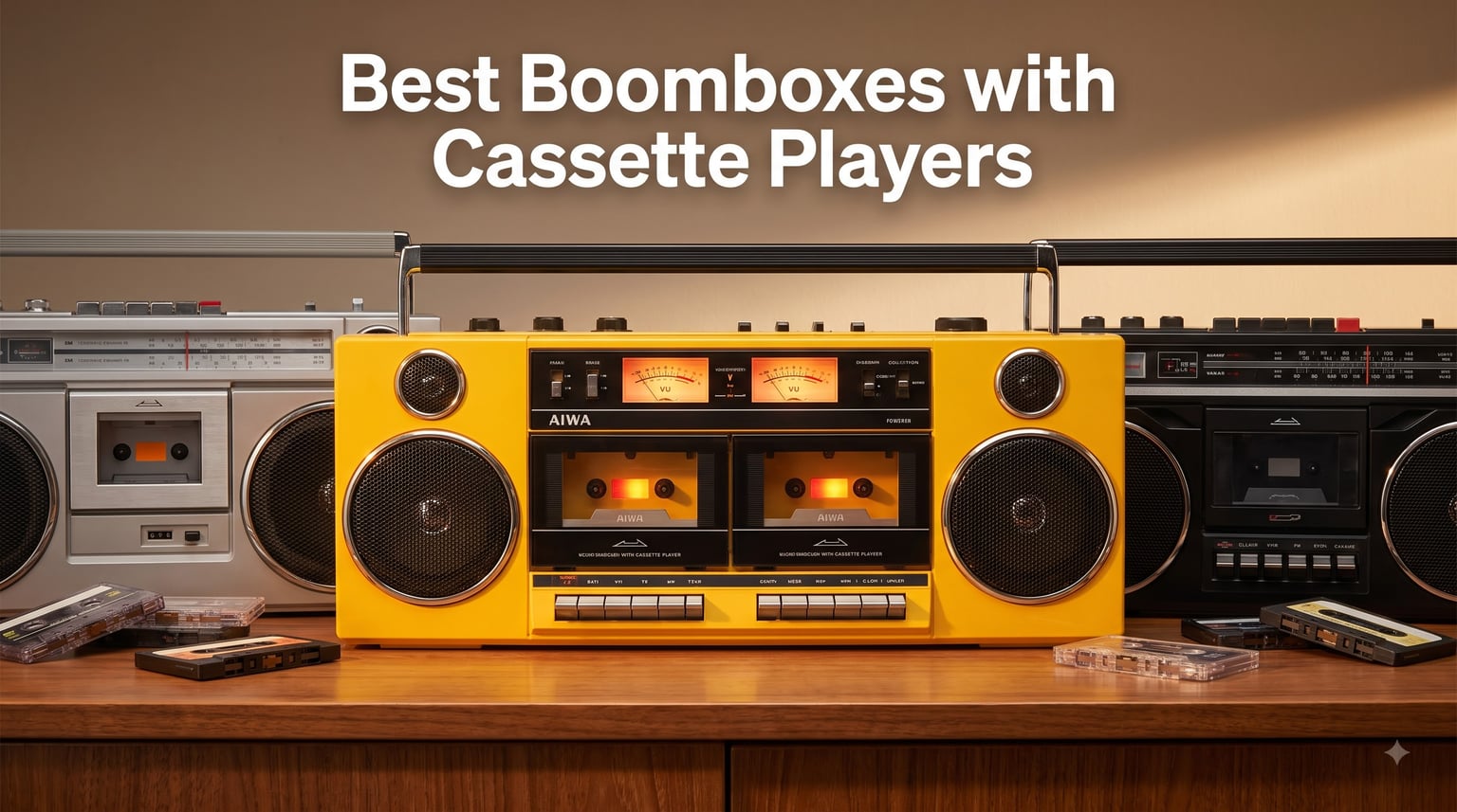 Best Boomboxes with Cassette Players