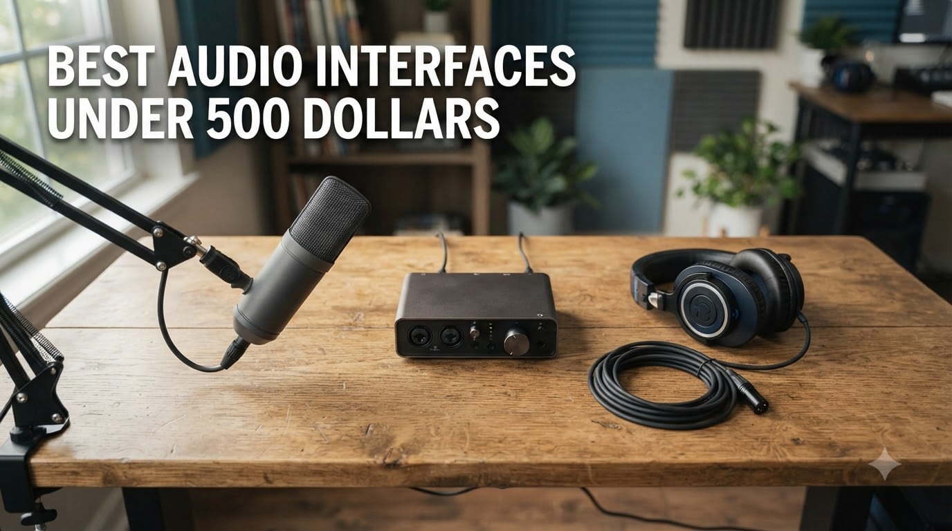 Best Audio Interfaces Under 500 Dollars