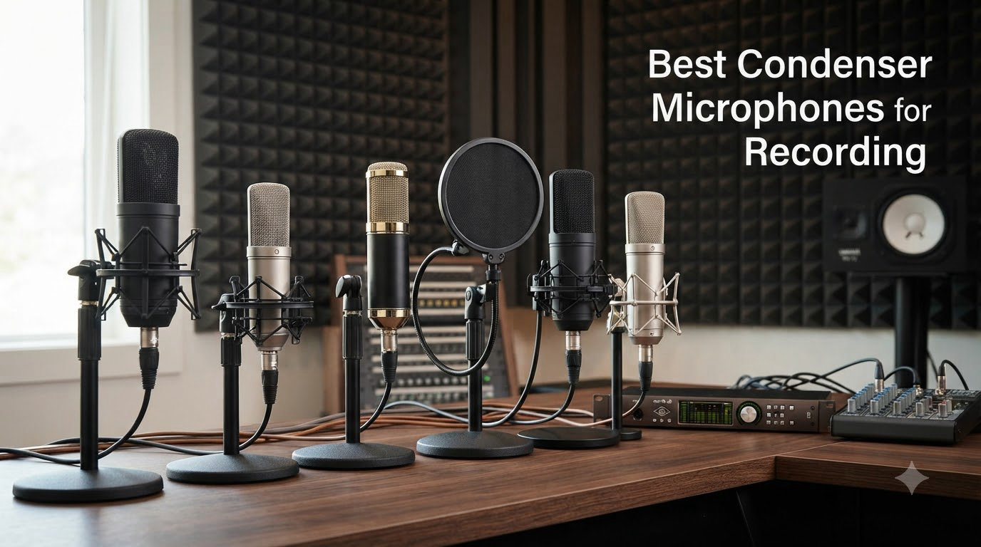 Best Condenser Microphones for Recording