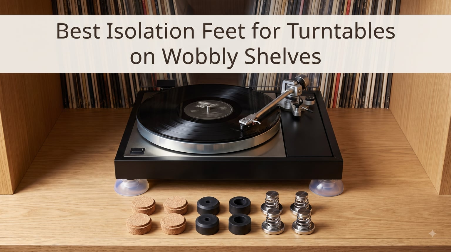 Best Isolation Feet for Turntables on Wobbly Shelves