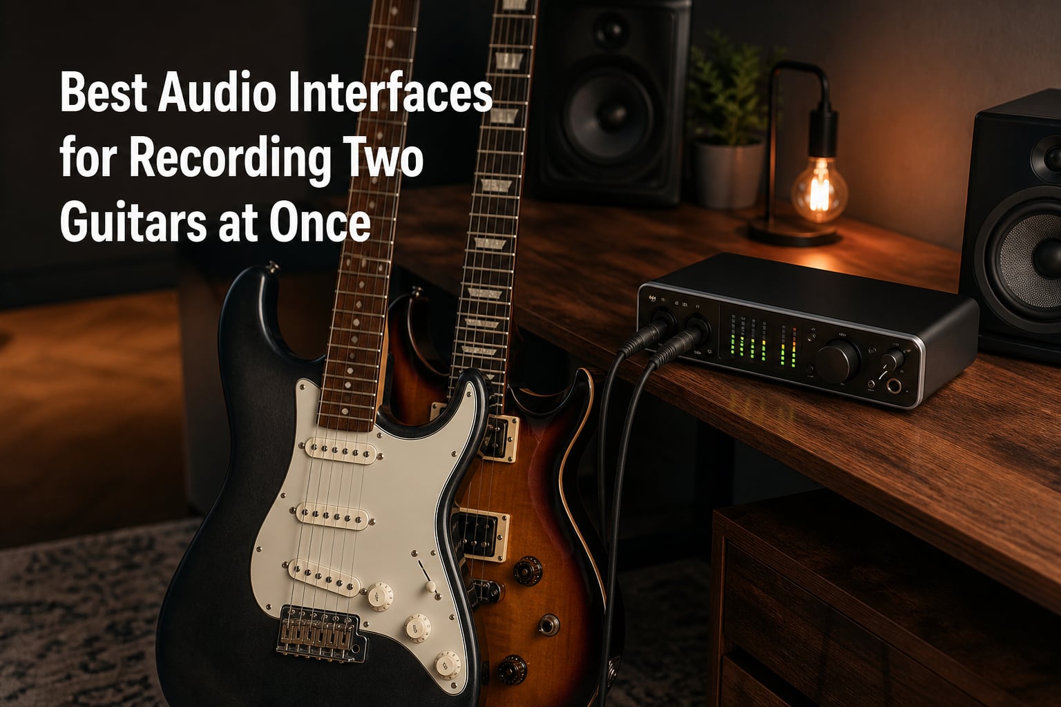 Best Audio Interfaces for Recording Two Guitars at Once