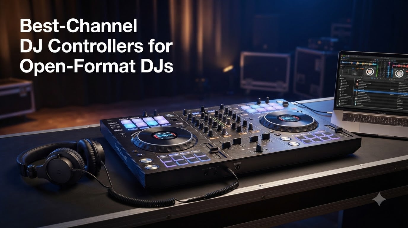 Best 4-Channel DJ Controllers for Open-Format DJs